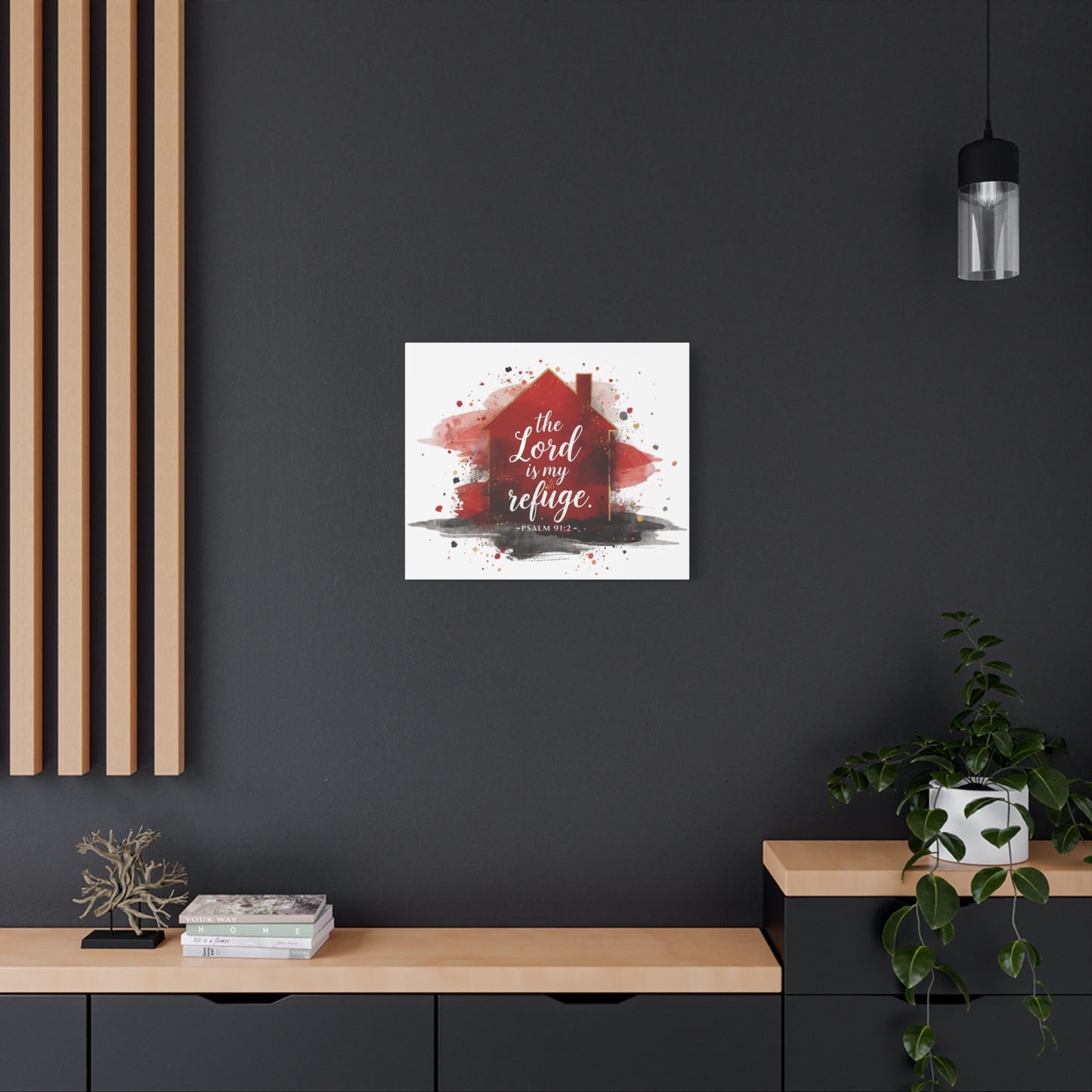 Inspirational Canvas Art, Home Decor, Faith-Based Gift, Living Room Wall Art, Christian Wall Decor