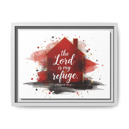 Framed Inspirational Wall Art Print, Scripture Decor, Home Blessing Artwork, Church Gift, Christian Living