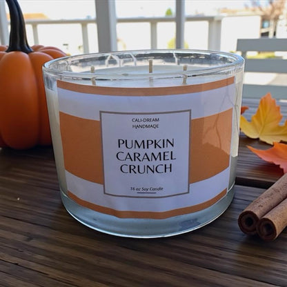 16Oz Soy Wax Candle + 3 Wick Jar