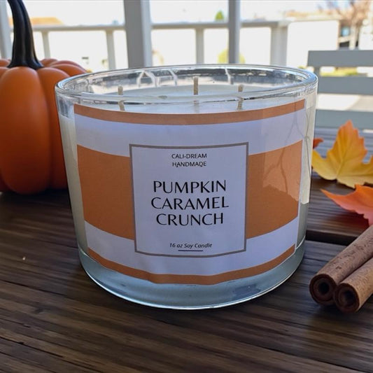 16Oz Soy Wax Candle + 3 Wick Jar