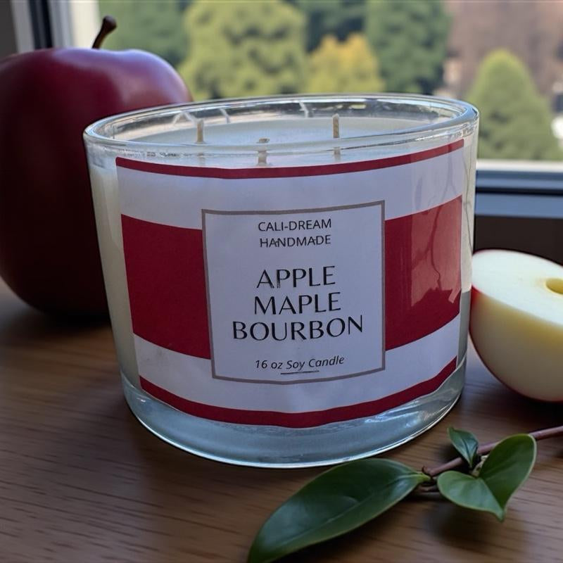 16Oz Soy Wax Candle + 3 Wick Jar